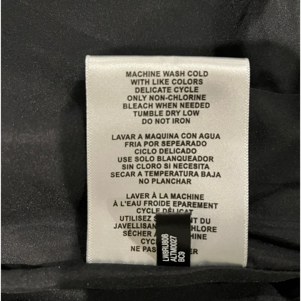 Levi’s black croc faux leather moto jacket - Picture 11 of 15